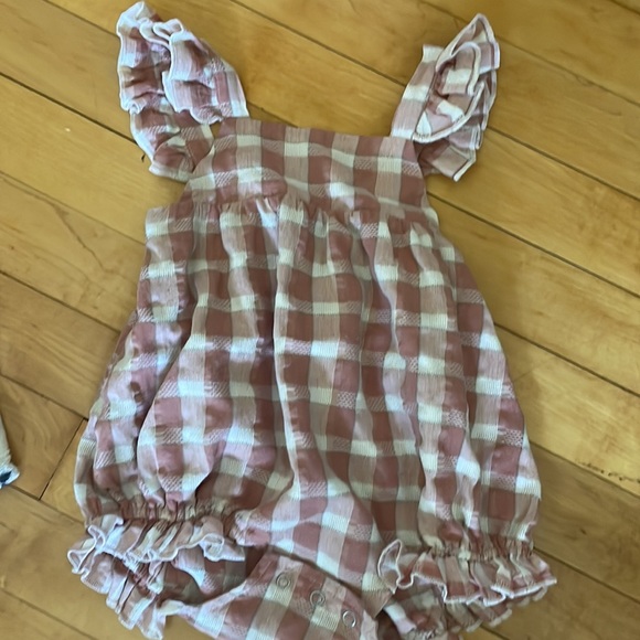 Baby Girl Clothes Lot 12-18 Mo Boho Summer Pink Neutral 10 Items - Picture 5 of 7